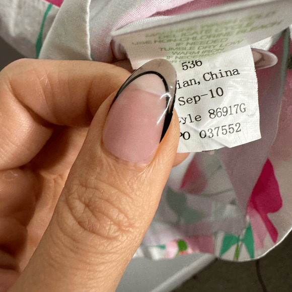 Lilly Pulitzer Franco Had Me a Blast Dress floral cotton GIRLS 10 - Picture 7 of 7